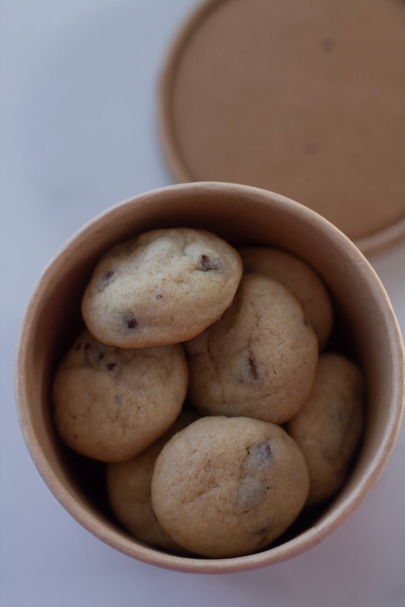 Mini Chocolate Chip Cookie Cup